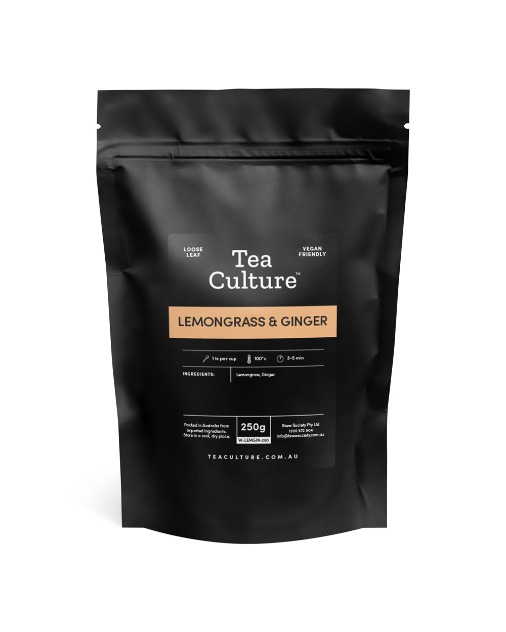 Tea Culture™ 250g Lemongrass & Ginger loose Leaf