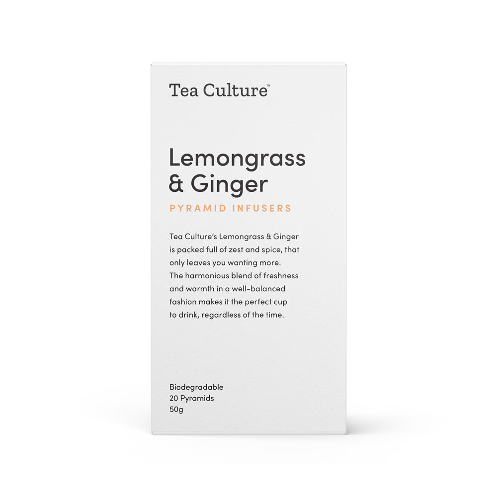 Tea Culture™ 20 Lemongrass & Ginger Pyramid Infusers