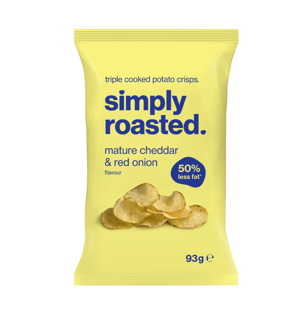 Simply Roasted - Mature Cheddar & Red Onion 12 x 93g