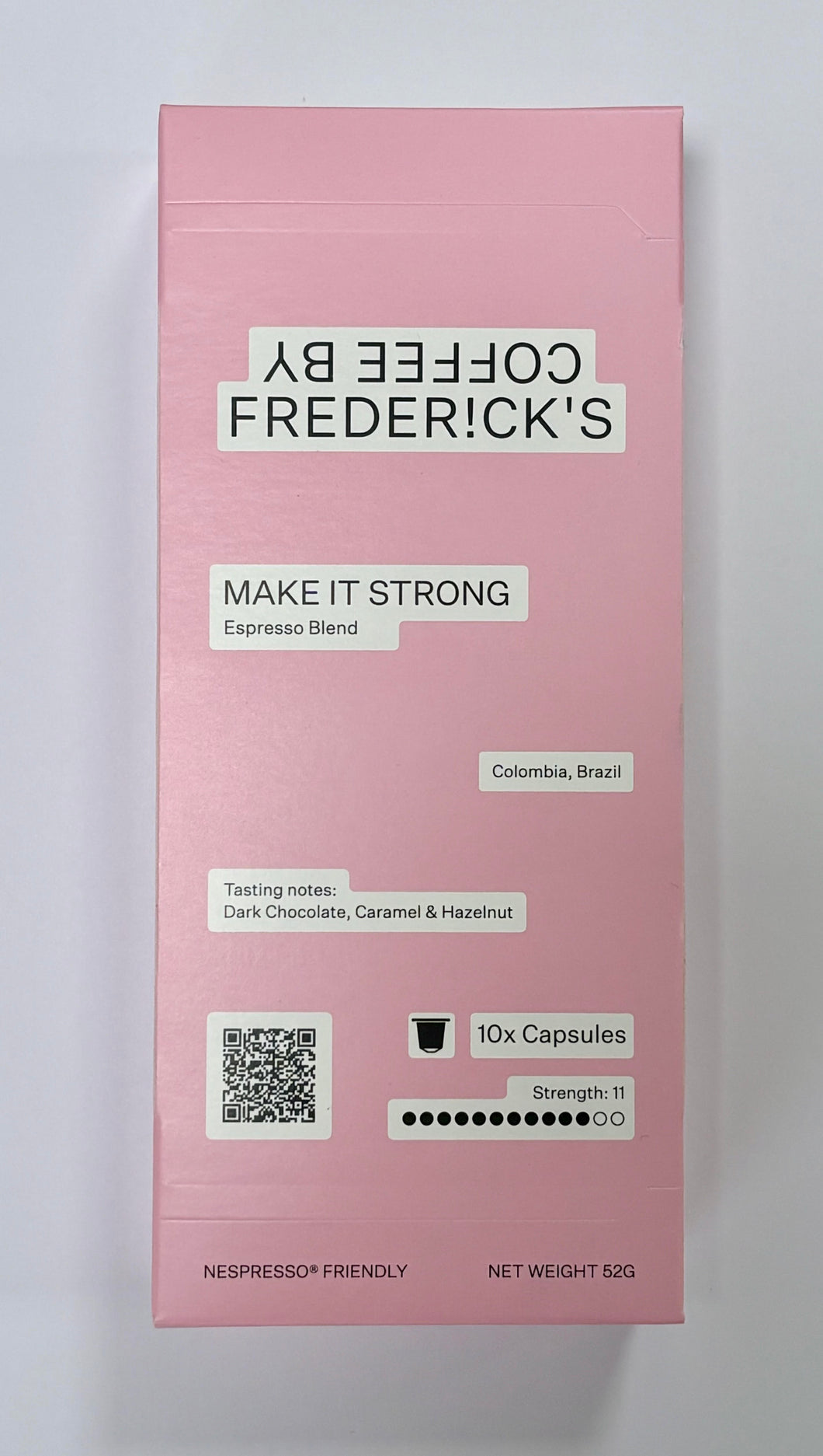 FREDER!CK'S COFFEE PODS - MAKE IT STRONG - 60X PODS