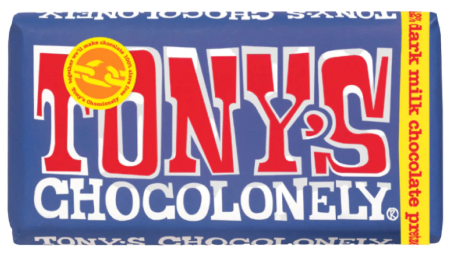 Tony's Chocolonely 15 x 180G - Dark Pretzel Toffee